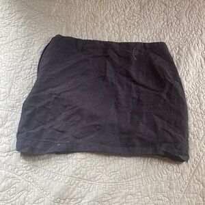 H&M black mini skirt